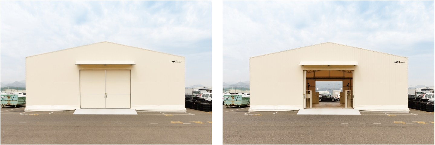 Hangar door