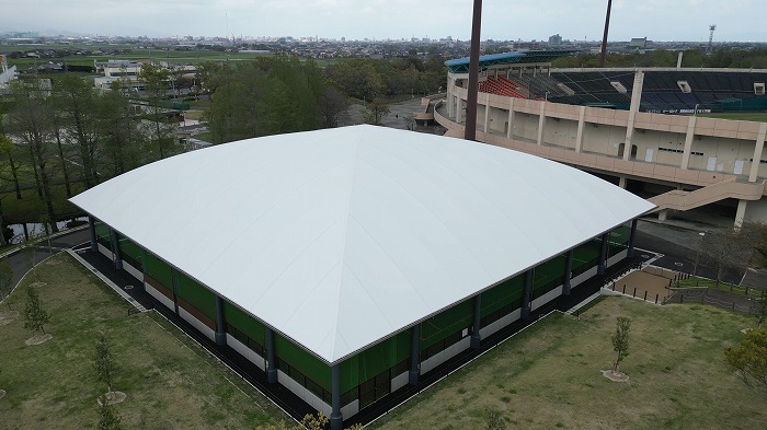 Membrane Structure Sports Facility -Saga Midor i no Mori Square-